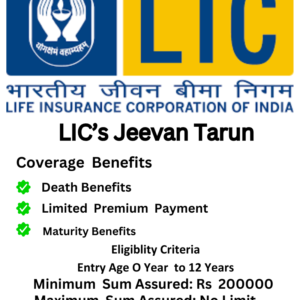 Best LIC Policy Jeevan Tarun